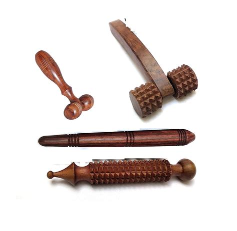 Yash Acupressure Wooden Roller Jimmy Sticks Sujok Wooden Tools Kit ...