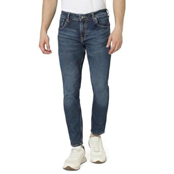Buy Spykar Men Blue Slim Fit Mid-Rise Casual Jeans (Size: 28 ...