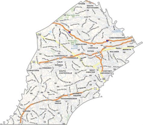 Berks County Map, Pennsylvania - US County Maps