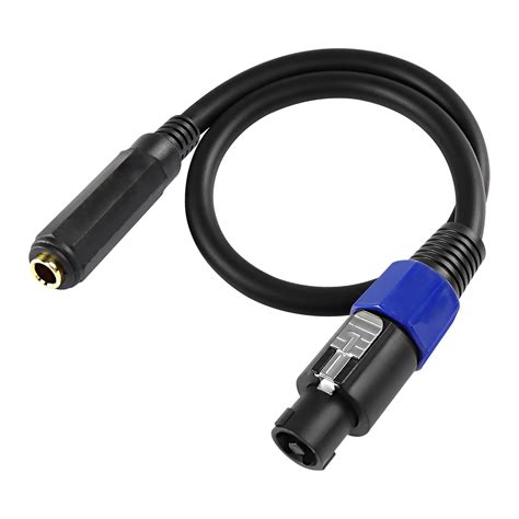 MEIRIYFA Professional Speakon to 1/4" Speaker Cables,Speakon Male to 1/ ...