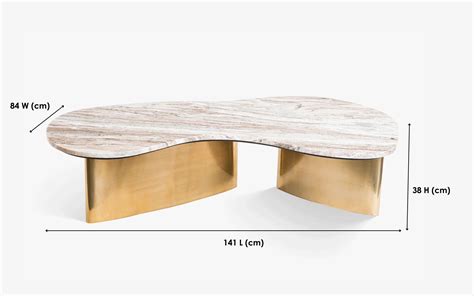 Berg Coffee Table - Marble Top Coffee Table