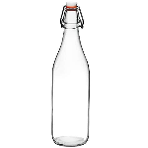 Pasabahce Basic Glass Milk/Juice/Water Bottle 1000 ml 1 Pc, Transparent ...