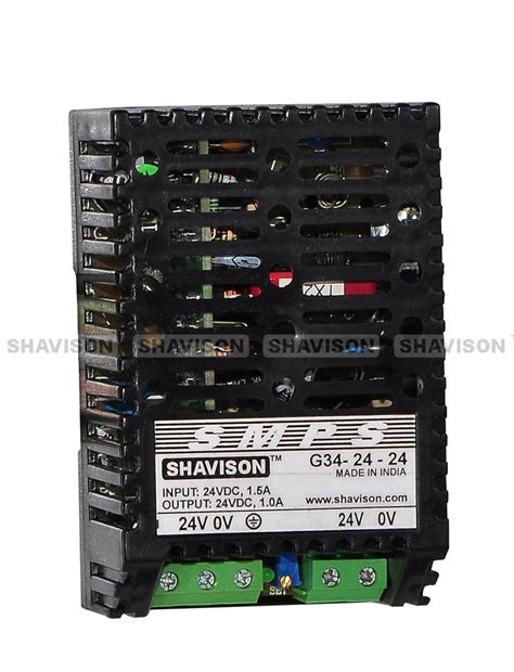 Shavison DC-DC SMPS G34-24-24, I/P : 18 to 36VDC, O/P : 24VDC, 1A ...