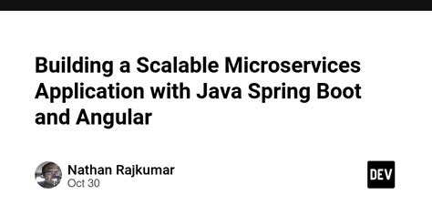 +Angular Spring Boot with Microserves Tutorial 的图像结果