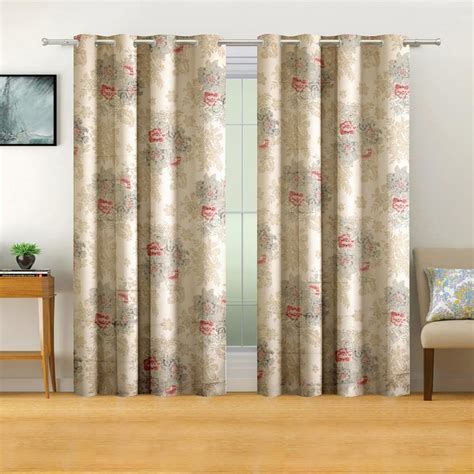 Buy SWAYAM Sigma Printed Blackout Door Curtain from Swayam at just INR ...