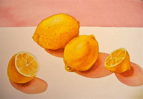 The Painted Prism: WATERCOLOR WORKSHOP: Painting Lemons