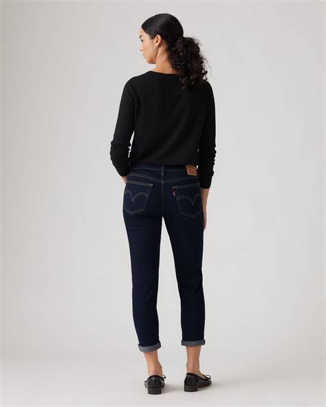 Mid Rise Boyfriend Women's Jeans - Dark Wash | Levi's® US