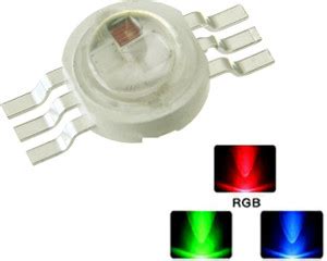 Sadhna Electronic (5 Pieces) 3W Super Bright 6 Pin RGB SMD LED Diode ...