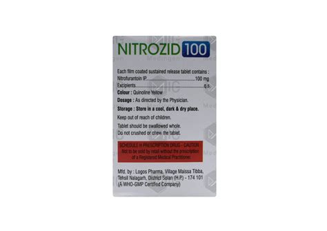 Nitrozid 100mg Capsule: Uses, Side Effects, Price & Substitutes