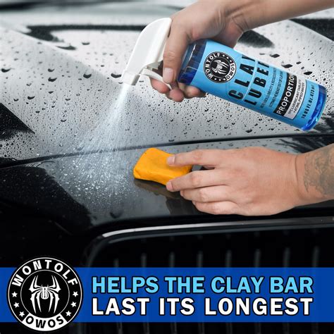 Snapklik.com : Wontolf Car Clay Bars Auto Detailing And Clay Luber Synthetic Lubricant Kit, 4 ...