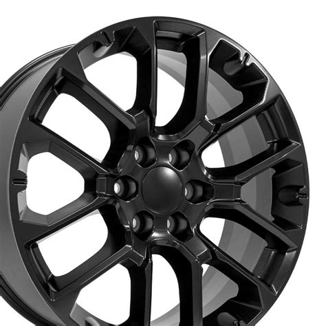 22-inch Satin Black Rims fit Chevrolet Suburban 1500 - CV67 22x9 ...