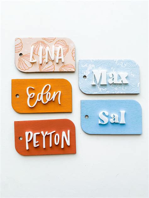 Summer Name Tags | Diy name tags, Name tags, Summer names