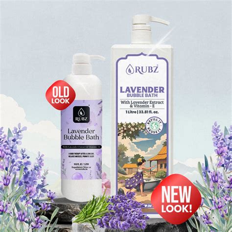 Lavender Bubble Bath - 1 Litre – Rubz