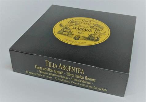 Buy Mariage Frères - Infusion Tilia Argentea - Muslin Tea sachets 75g ...