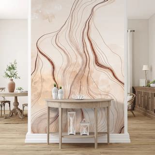 3D Marble Wallpaper, Rose Gold | Life n Colors