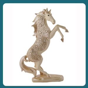 Buy CraftVatika Standing Horse Showpiece Statue for Home Decor Office ...