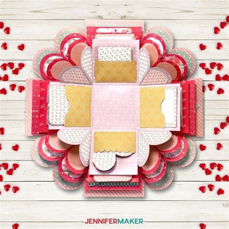 Image result for Heart Explosion Box Template