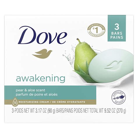Buy Dove Go Fresh Beauty Bar, Peer and Aloe Vera, 3.17 Ounce Online at ...