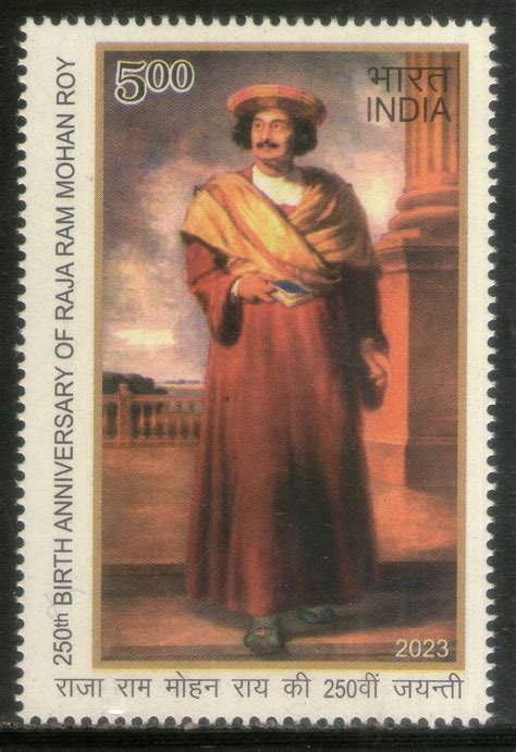 India 2023 Raja Ram Mohan Roy 1v MNH| Phil India Stamps
