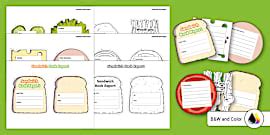 Book Review Template for 3rd-5th Grade (teacher made)