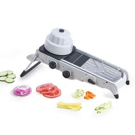 Stainless Steel Mandoline Slicer Adjustbale V-Shaped Blade Mandoline ...