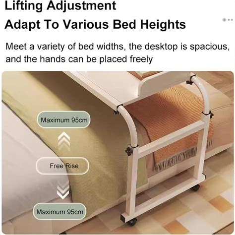 TYHAYJYK Overbed Desk Over Bed Desk Overbed Table with Wheels India | Ubuy