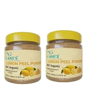ANI'S Natural Lemon Peel Powder For Face, Skin, Whitening And Hair Care ...