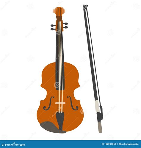 Viola Stringed Musical Instrument Stock Photography | CartoonDealer.com ...