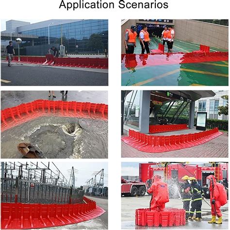 FQMYLTYN Flood Barrier Shield, ABS Flood Control India | Ubuy