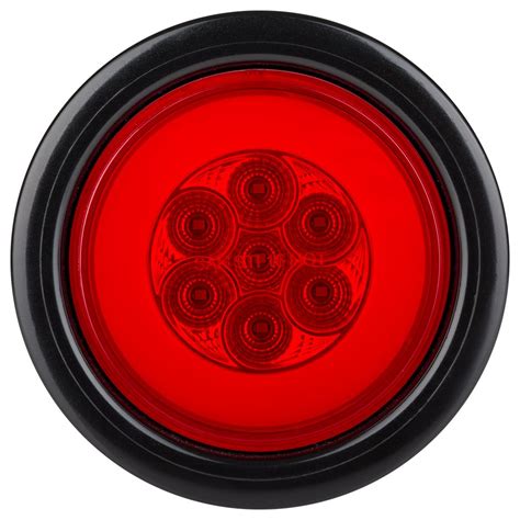 Lumitronics RV HALO LED 4" Sealed Round Stop/Turn/Tail Lights (Red ...