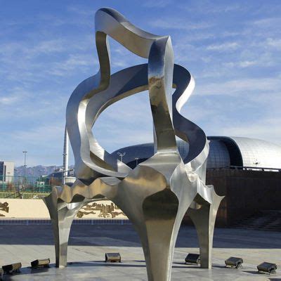 不锈钢钢琴抽象 公园景观雕塑-宏通雕塑