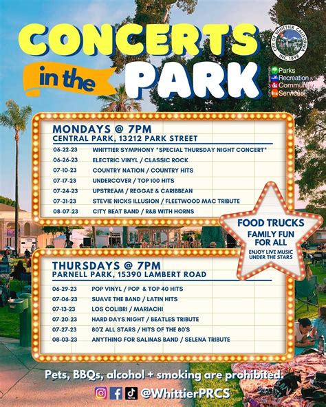 Summer at the Parks | Whittier, CA - Parks, Recreation and Community ...