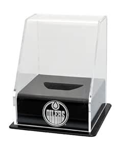 NHL Edmonton Oilers Single Hockey Puck Display Case with Angled Base ...
