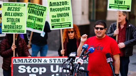 Amazon Labor Union wins election at Amazon warehouse in New York City ...