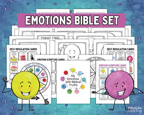 Buy Biblical Emotions Wheel-printable, Mindfulness With Christ Feelings ...