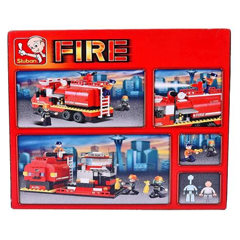 Sluban M38-B0220 Fire Engine Building Block Construction Set - 281 Bri ...