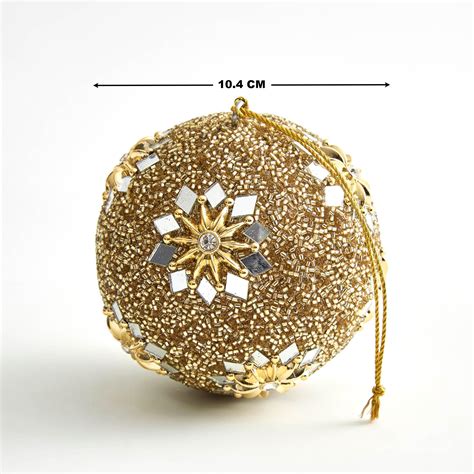 Buy Carols Embellished Glass Ball Ornament from Home Centre at just INR ...
