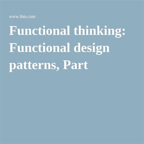 Image result for Functional Design Patterns