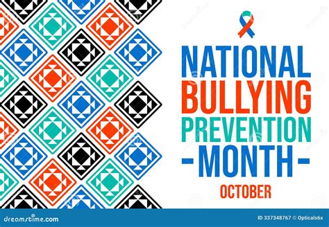 National Bullying Prevention Month Awareness Campaign Highlighting The ...