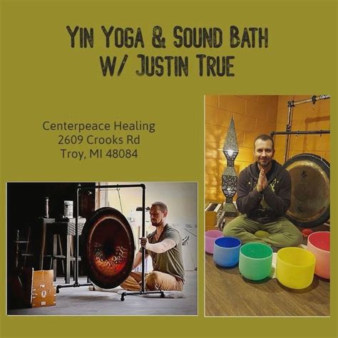 Yin Gong Bath with Justin True, CenterPeace Troy, 14 March 2024 | AllEvents