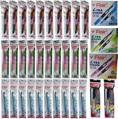 Flipkart.com | FLAIR 10 CLIXX BOLD (0.9MM) MECHANICAL PENCIL + 10 CLIXX ...