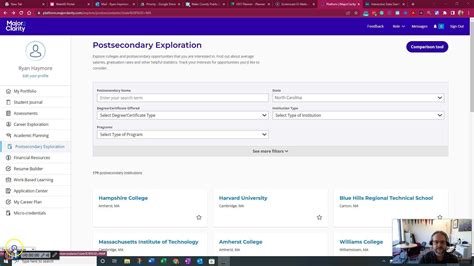 Reseraching Colleges in Major Clarity and Interactive Data Dashboards