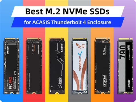 Best M.2 NVMe SSDs for the ACASIS Thunderbolt 4 Enclosure