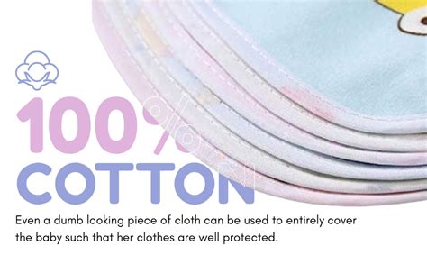 MELVIS Fastdry Bibs - 6pcs | Baby bibs for 6 to 12 months | Bibs for ...