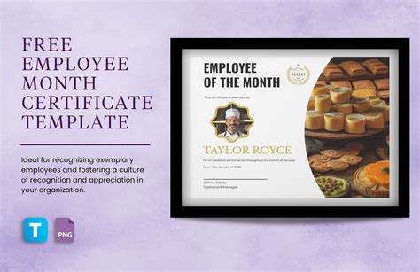Employee Of The Month Flyer Template