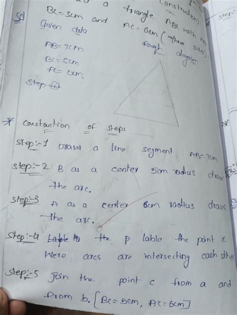 triangle xyz in which yz = 5.8 cm, angle y = 100, angle z =40. draw the ...