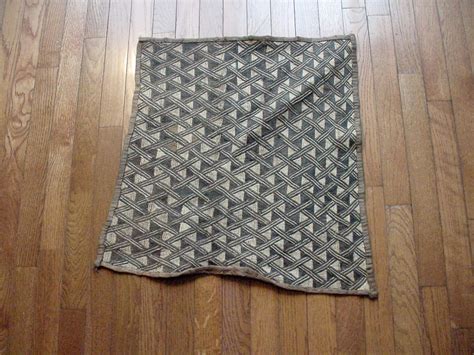 Buy Vintage Handmade African Art Kuba Cloth , Fabric Zaire Congodrc. 47 ...