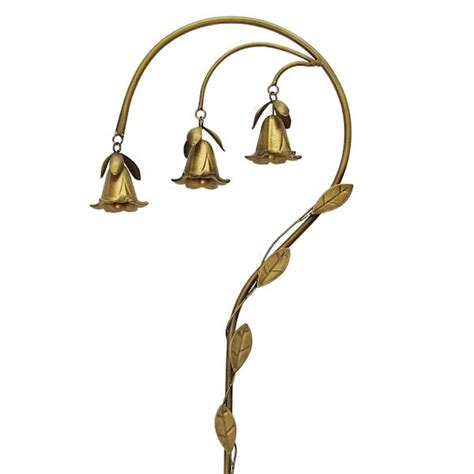 Honeybloom Metal Flower Bell Yard Stake, 45" | At Home