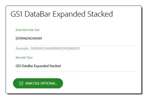 GS1 Code Generator 的图像结果