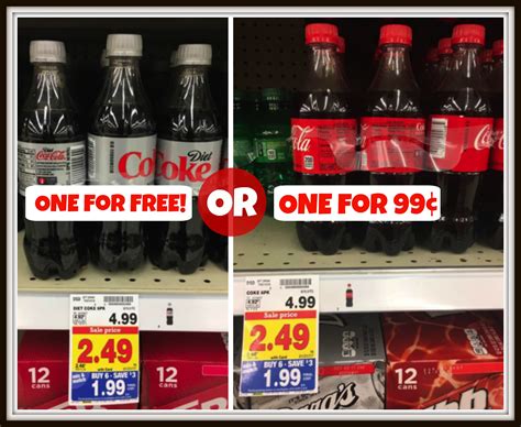 FREE Diet Coke (6 pk bottles) OR $0.99 Coca-Cola with Kroger Mega Sale ...